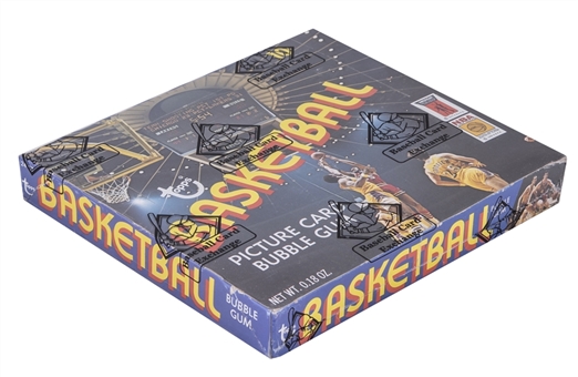 1972-73 Topps Basketball Unopened Ten-Cent Wax Box (24 Packs) – Fritsch Vault – BBCE Certified